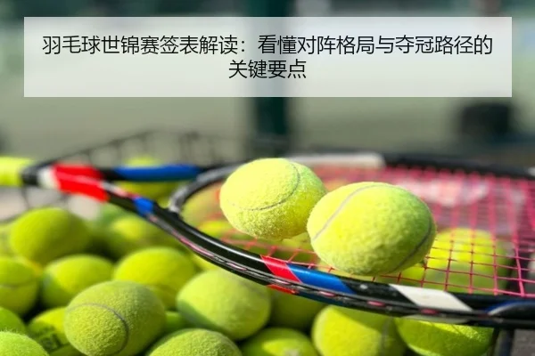 羽毛球世锦赛签表解读：看懂对阵格局与夺冠路径的关键要点